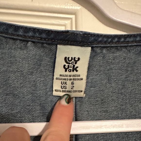 Lucy & Yak Denim Blue Organic Cotton Garment - Picture 2 of 6